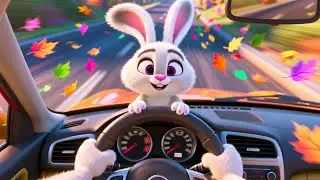 Zoom Zoom Bunny Car 🐇🚗 | Fun Kids Song | Vehicle Learning for Toddlers