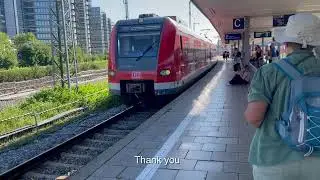Budapest to Munich by Rail. 11th August 2024