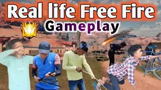 Real Life Free Fire Gameplay Video // Purulia Comedy Video // Local Chhowa Free Fire Comedy Video