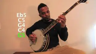 BOOMBLISS - How to play the Banjo Beat Sample on Banjo with TAB and tuning