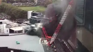 Major fire in central Auckland