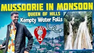 Day-5 | Mussoorie in Monsoon | Kempty Waterfalls | Telugu | Queen of Hills | #dehradun | Barkot