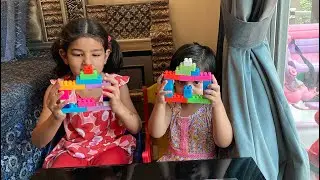 Pretend play with blocks with friend | Building Blocks For Kids | Block Building Games