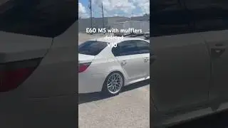 E60 M5 with mufflers deleted 🎧 #60m5 #m5 #v10sound #v10