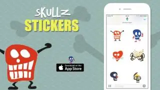 Skullz - animated Skull Stickers for iMessage