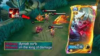 UNDERRATED FIGHTER DYRROTH VS 500 STACK BUFF ALDOUS IN LATE GAME WHO WIN? | MLBB |