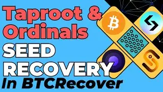 Восстановление Seed для кошельков Bitcoin Taproot и Ordinals с помощью BTCRecover (Ordinals Walle...