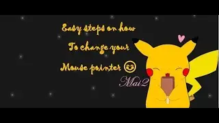 Changing mouse pointer tutorial for windows 10