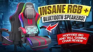 This Gaming Chair Has RGB AND SPEAKERS?! | HOFFREE Gaming Chair Review