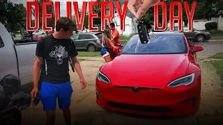 DELIVERY DAY of my Tesla Model S Plaid!