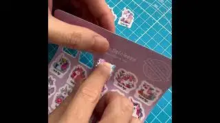 Custom Personalized Name Tag. Japanese Unicorn Design. Malaysia Premium Waterproof Sticker.