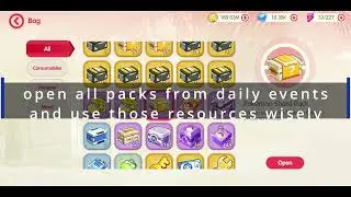 pocket incoming: opening resource boxes and tips