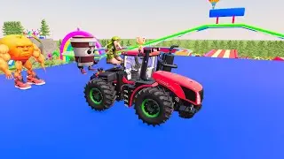 FS22 ZETOR TRACTOR MOD ! Transporting Mini Tractors on a Multi Level Trailer - Learn to Drive