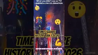 Times Square Made History Jan 1, 2026: First-Ever SECOND NYE Celebration + 2k lbs Confetti Drop 😱🎆