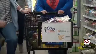 Shoppers race to help Blue Ridge Area Food Bank