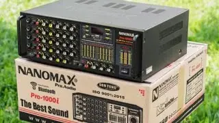 ÂM LY NANOMAX PRO-1000I 20 sò Nhật bản có blue có lọc xì và 4 cửa mic giá 3tr5|| #0379389125 