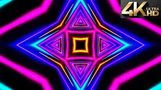 1 Heure De Boucle Abstraite 🔷 Avec Cubes Brillants ✨ Animation 4K (Sans Audio 🤫)