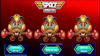 Space Shooter Mini Boss 39 All Difficulties | Normal &bull; Elite &bull; Veteran | World Bosses