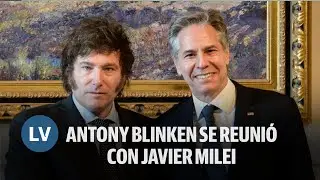 Antony Blinken se reunió con Javier Milei y opinó sobre la dolarización