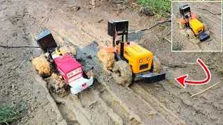 Extreme Mud Off-roading with Rc Tractor ll 4x4 tractor power in mud @R.JMODELs435