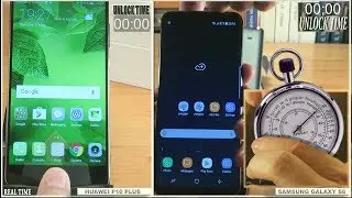 Samsung Galaxy S8 VS Huwei P10 Plus Fingerprint Sensor Speed