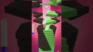Drop Stack Ball Game Level 11 - short video - More Gaming
