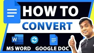 HOW TO SAVE AS WORD DOCS TO GOOGLE DOCS – Import and Convert Microsoft Word to Google Docs
