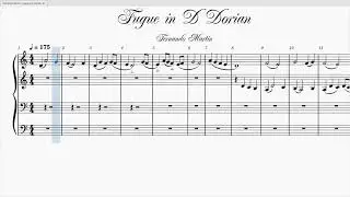 Fernando A. Martin - Fugue in D Dorian (Organ in Kirnberger-Prinz temperament)