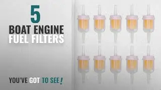 Top 10 Boat Engine Fuel Filters [2018]: Mmrm 10 Pack Scooter Motor Petro Gas Inline Fuel Filter