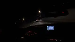 Night POV in F30 drive home just Got off work 😓
