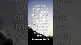 Romans 14:17 #bibleverseoftheday #scriptures4today #quotes #biblechapter #biblequotes #lifehacks