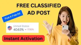 Instant Activation Free Ad posting site | free classified ad post | Instant Activation