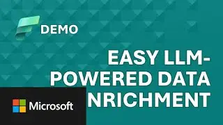 Fabric demo &ndash;&nbsp;Easy LLM Powered Data Enrichment