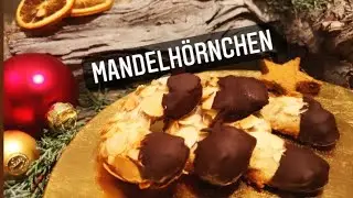 Mandelhörnchen | backen ohne Mehl | Kaffeegebäck