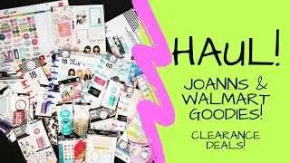 Joanns & Walmart Haul | The Happy Planner | MAMBI