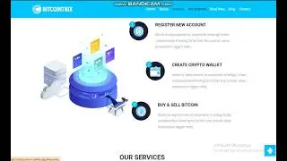 Bitcoin Crypto Website Template | Modern Web Design for Crypto