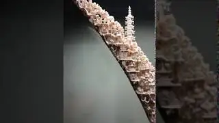 Beautiful carving on Elephant Tusk