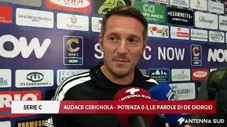22 settembre 2024 SERIE C, AUDACE CERIGNOLA -  POTENZA 0 - 1 PARLA DE GIORGIO