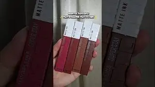 new shades MAYBELLINE MATTE INK