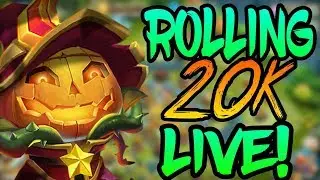 Castle Clash: Rolling 20,000 Gems for Smoles!!! Live Stream