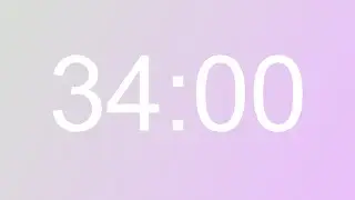 34 Minute Timer With Alarm - Alarmlı 34 Dakika Zamanlayıcı
