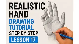 How to Draw Realistic Hands Step by Step | Easy Hand Drawing Tutorial #drawing #handdrawing 
