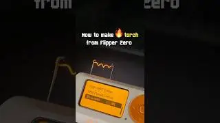 How to light a 🔥match with Flipper Zero! #flipperzero