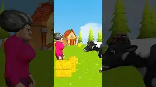 Scary Teacher Feeds a Hungry Cow! 😱🐄