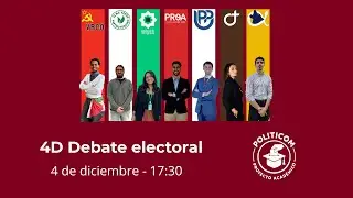 POLITICOM 4D Debate electoral Sal&oacute;n de Actos de la FCOM 4/12/2025