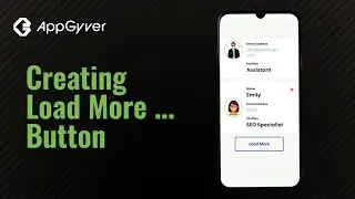 SAP Build Apps (Appgyver) Tutorial: Load more button with spinner.