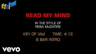 Reba McEntire - Read My Mind (Karaoke EZ Sing)
