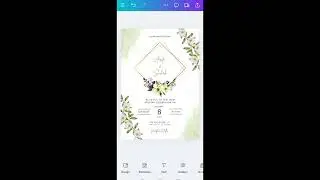 My first video 📽️|canvaapp |editing|simple editing tricks |wedding card