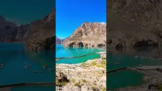 The Jewel of Pakistan 💎 | Attabad Lake, Hunza #AttabadLake#HunzaValley#NaturalDisaster#travel #real