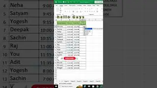 interview question in Excel #shorts #excel